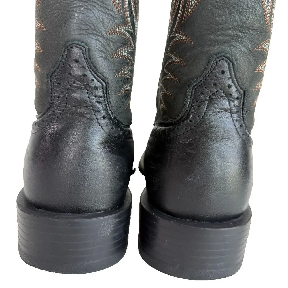 Ariat Sport Performance Western Cowboy Boots Men's Black boot 10016292 Size 8.5D